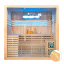 Mazur MO-EA4S XL Trockensauna mit HARVIA 8 kW Ofen, Salzstein und Wandisolierung 200 x 180 x 200 cm