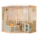Mazur MO-EA5C Trockensauna mit HARVIA-Ofen 8 kW 200 x 200 x 200 cm