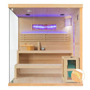 Mazur MO-EP4S RECHTS Trockensauna mit HARVIA Ofen 8 kW 175 x 140 x 190 cm