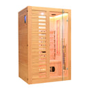 Mazur MO-C2ST Infrarotsauna mit Salzsteinen und Turmalinen, 120 x 100 x 190 cm