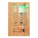 Mazur MO-C2ST Infrarotsauna mit Salzsteinen und Turmalinen, 120 x 100 x 190 cm