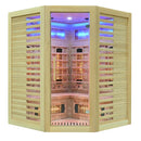 Mazur MO-RL3CS Infrarotsauna mit Salzsteinen 150 x 150 x 190 cm