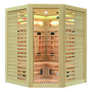 Mazur MO-RL3CS Infrarotsauna mit Salzsteinen 150 x 150 x 190 cm