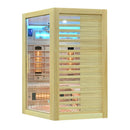 Mazur MO-RL3CS Infrarotsauna mit Salzsteinen 150 x 150 x 190 cm