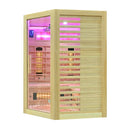 Mazur MO-RL3CS Infrarotsauna mit Salzsteinen 150 x 150 x 190 cm