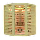 Mazur MO-RL3CST Infrarotsauna mit Salzsteinen und Turmalinen, 150 x 150 x 190 cm