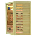 Mazur MO-RL3CST Infrarotsauna mit Salzsteinen und Turmalinen, 150 x 150 x 190 cm