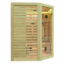 Mazur MO-RL3CST Infrarotsauna mit Salzsteinen und Turmalinen, 150 x 150 x 190 cm