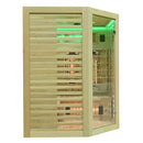Mazur MO-RL3CST Infrarotsauna mit Salzsteinen und Turmalinen, 150 x 150 x 190 cm