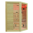 Mazur MO-RL3CST Infrarotsauna mit Salzsteinen und Turmalinen, 150 x 150 x 190 cm