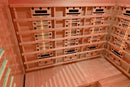 Mazur MO-RL3CST Infrarotsauna mit Salzsteinen und Turmalinen, 150 x 150 x 190 cm