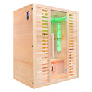 Mazur MO-C3S Infrarotsauna mit Salzsteinen 150 x 110 x 190 cm