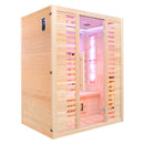 Mazur MO-C3S Infrarotsauna mit Salzsteinen 150 x 110 x 190 cm