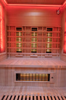Mazur MO-C3S Infrarotsauna mit Salzsteinen 150 x 110 x 190 cm