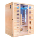 Mazur MO-C3ST Infrarotsauna mit Salzsteinen und Turmalinen, 150 x 110 x 190 cm