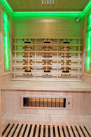 Mazur MO-C3ST Infrarotsauna mit Salzsteinen und Turmalinen, 150 x 110 x 190 cm