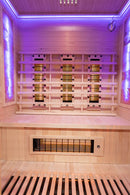 Mazur MO-C3ST Infrarotsauna mit Salzsteinen und Turmalinen, 150 x 110 x 190 cm