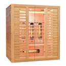 Mazur MO-C4S Infrarotsauna mit Salzsteinen 175 x 140 x 200 cm