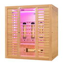 Mazur MO-C4S Infrarotsauna mit Salzsteinen 175 x 140 x 200 cm