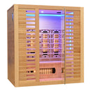 Mazur MO-C4ST Infrarotsauna mit Salzsteinen und Turmalinen, 175 x 140 x 200 cm