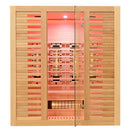 Mazur MO-C4ST Infrarotsauna mit Salzsteinen und Turmalinen, 175 x 140 x 200 cm