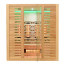 Mazur MO-C4ST Infrarotsauna mit Salzsteinen und Turmalinen, 175 x 140 x 200 cm
