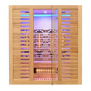 Mazur MO-C4ST Infrarotsauna mit Salzsteinen und Turmalinen, 175 x 140 x 200 cm