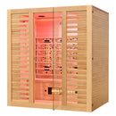 Mazur MO-C4ST Infrarotsauna mit Salzsteinen und Turmalinen, 175 x 140 x 200 cm