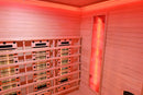 Mazur MO-C4ST Infrarotsauna mit Salzsteinen und Turmalinen, 175 x 140 x 200 cm