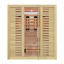 Mazur MO-RL4S XL Infrarotsauna mit Salzsteinen 180 x 160 x 200 cm
