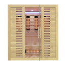 Mazur MO-RL4S XL Infrarotsauna mit Salzsteinen 180 x 160 x 200 cm