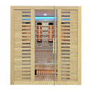 Mazur MO-RL4S XL Infrarotsauna mit Salzsteinen 180 x 160 x 200 cm