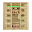 Mazur MO-RL4S XL Infrarotsauna mit Salzsteinen 180 x 160 x 200 cm
