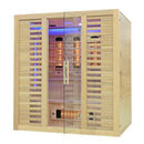 Mazur MO-RL4S XL Infrarotsauna mit Salzsteinen 180 x 160 x 200 cm