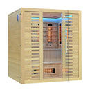 Mazur MO-RL4S XL Infrarotsauna mit Salzsteinen 180 x 160 x 200 cm
