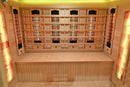Mazur MO-RL4S XL Infrarotsauna mit Salzsteinen 180 x 160 x 200 cm