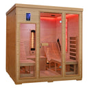 Mazur MO-CP4LS Infrarotsauna mit Liegen und Salzsteinen 180 x 180 x 190 cm