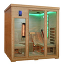 Mazur MO-CP4LS Infrarotsauna mit Liegen und Salzsteinen 180 x 180 x 190 cm