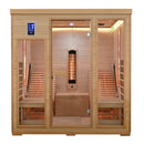 Mazur MO-CP4LS Infrarotsauna mit Liegen und Salzsteinen 180 x 180 x 190 cm
