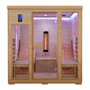 Mazur MO-CP4LS Infrarotsauna mit Liegen und Salzsteinen 180 x 180 x 190 cm