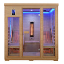 Mazur MO-CP4LS Infrarotsauna mit Liegen und Salzsteinen 180 x 180 x 190 cm