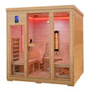 Mazur MO-CP4LS Infrarotsauna mit Liegen und Salzsteinen 180 x 180 x 190 cm