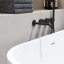 Mazur MO-0119 Ovale, freistehende Badewanne aus Kunststein, 160 x 70 x 56 cm