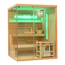 Mazur MO-EP3S RECHTS Trockensauna mit HARVIA 6 kW Ofen, Salzstein und Wandisolierung 150 x 140 x 200 cm