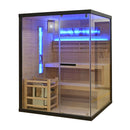 Mazur MO-TS3 SCHWARZE Trockensauna mit Ofen 150 x 140 x 190 cm 6 kW
