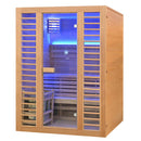 Mazur MO-EL3S XL Trockensauna mit HARVIA-Ofen 6 kW 150 x 150 x 200 cm