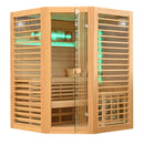 Mazur MO-TS4CB Trockensauna mit HARVIA-Ofen 8 kW 180 x 180 x 200 cm