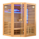 Mazur MO-TS4CB Trockensauna mit HARVIA-Ofen 8 kW 180 x 180 x 200 cm