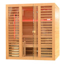 Mazur MO-EL4S Trockensauna mit HARVIA 8 kW Heizgerät, Salzstein und Wandisolierung 180 x 180 x 200 cm