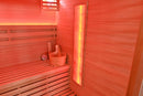 Mazur MO-EL4S Trockensauna mit HARVIA 8 kW Heizgerät, Salzstein und Wandisolierung 180 x 180 x 200 cm